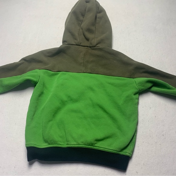 Loki All-Tech hoodie Sweatshirt built in mittens/face cover Marvel Green size 7 - Picture 10 of 12